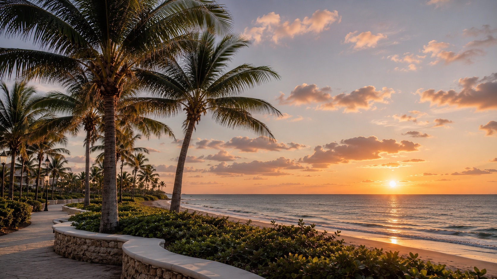 Beach promenade.