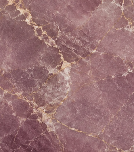 Mauve marble, gold veining.