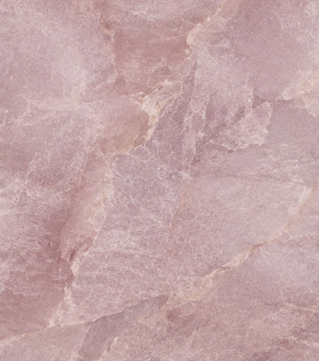Rose quartz, translucent banding.